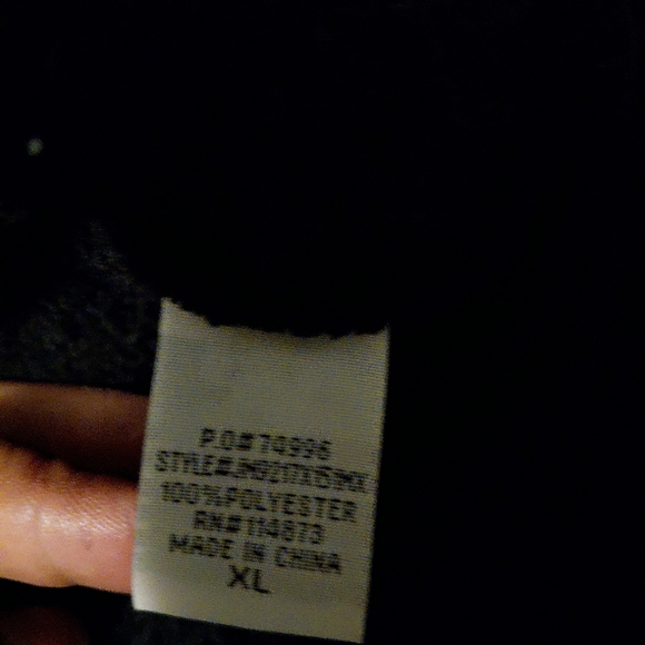 Christmas Festive Black Sweater with Holiday Accents Size XL - Picture 6 of 6